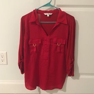 SOLD- Ellen Tracy, nautical top size medium.